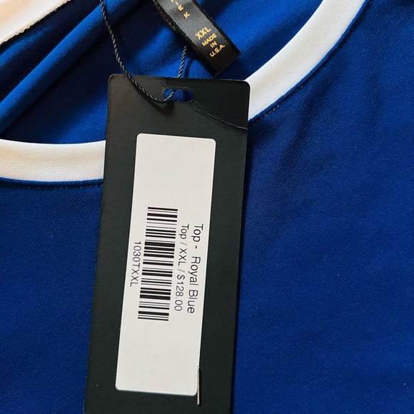 IC By CONNIE XXL Royal Blue top - Picture 6 of 9